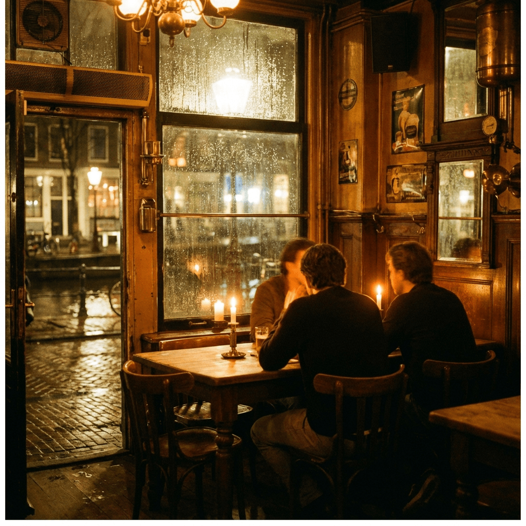 gezellig — cozy warmth (untranslatable) — Amsterdam