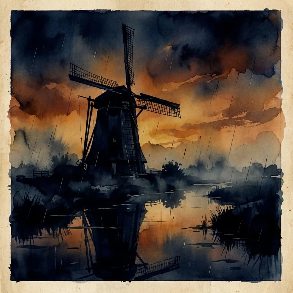 windmolen — windmill — Amsterdam